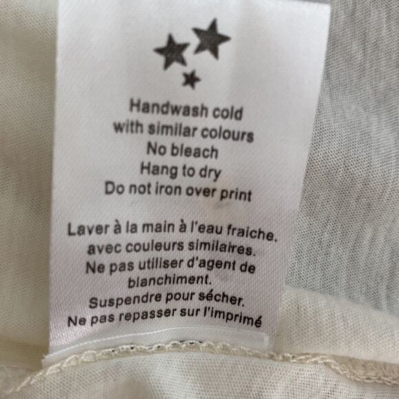 Aritzia Mercer off white short sleeve t-shirt size S - Picture 6 of 10